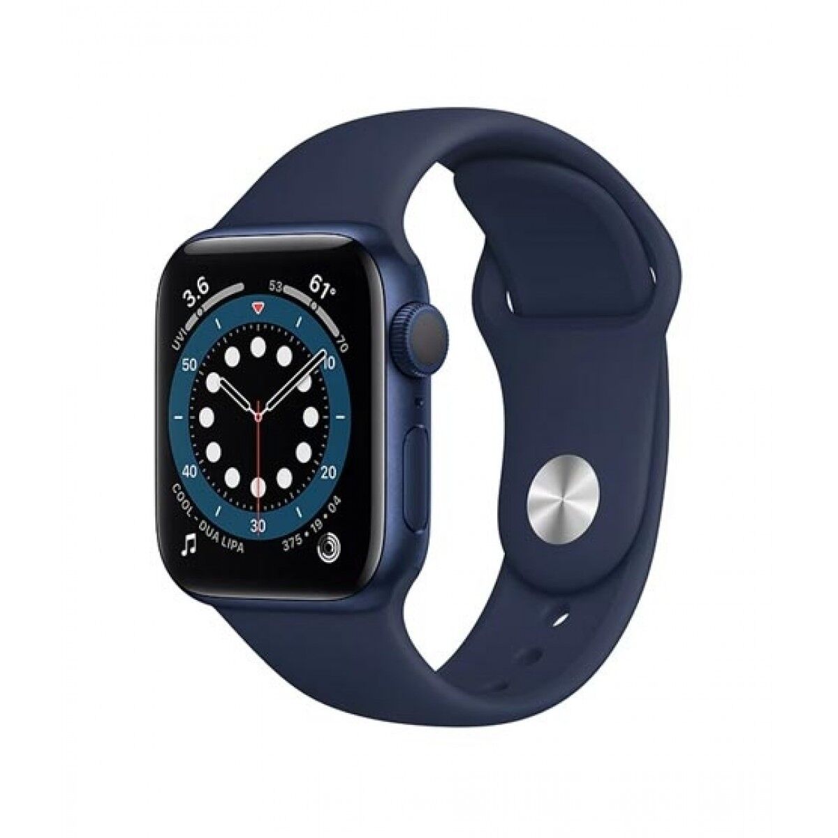 Apple iWatch Series 6 44mm Blue Aluminum Case With Blue Sport Band   GPS