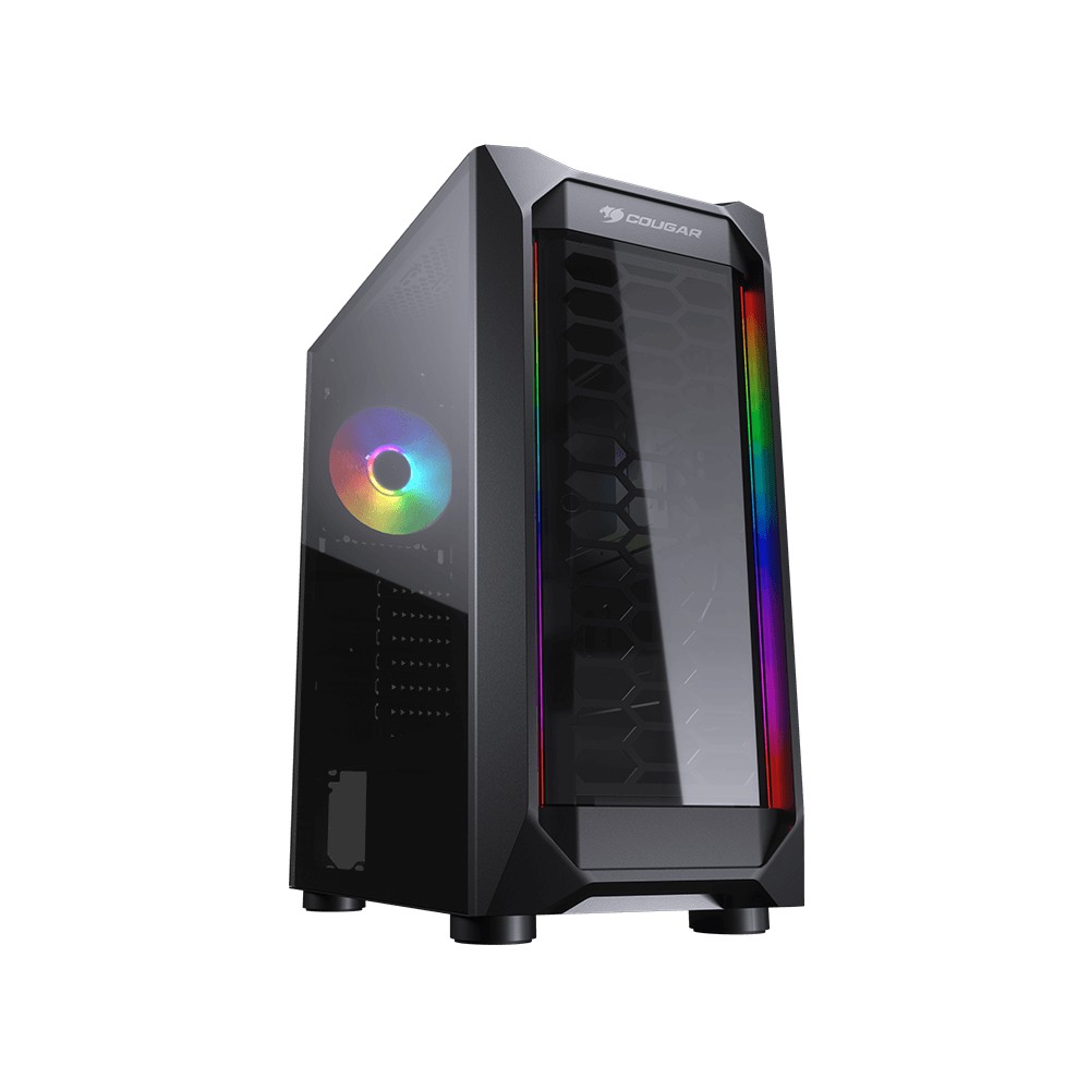 Cougar MX410-T Powerful and Compact Mid-Tower Case with RGB Strips