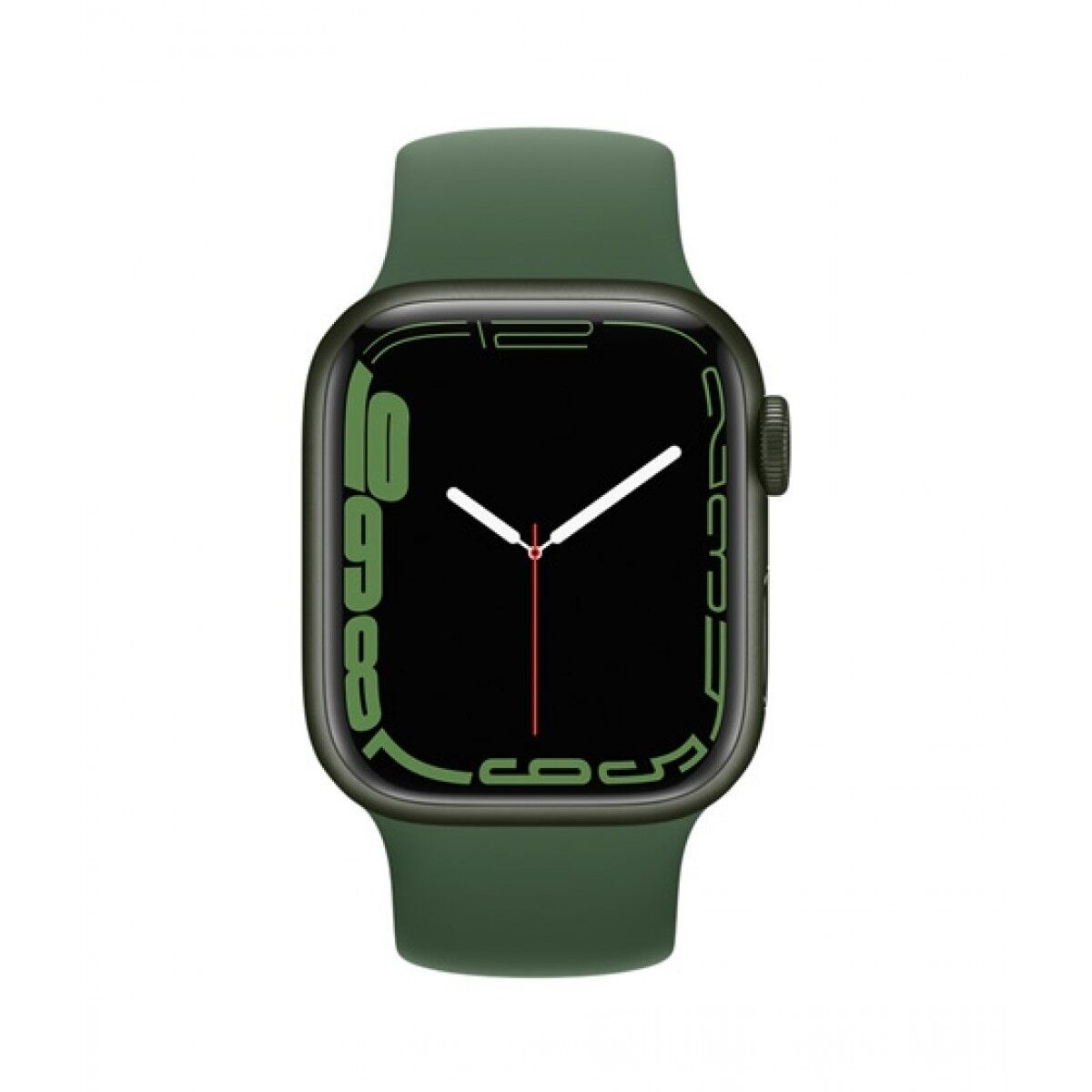 Apple iWatch Series 7 41mm Green Aluminum Case With Clover Sport Band   GPS